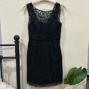 Jenny Yoo Collection Black Lace Cocktail Dress